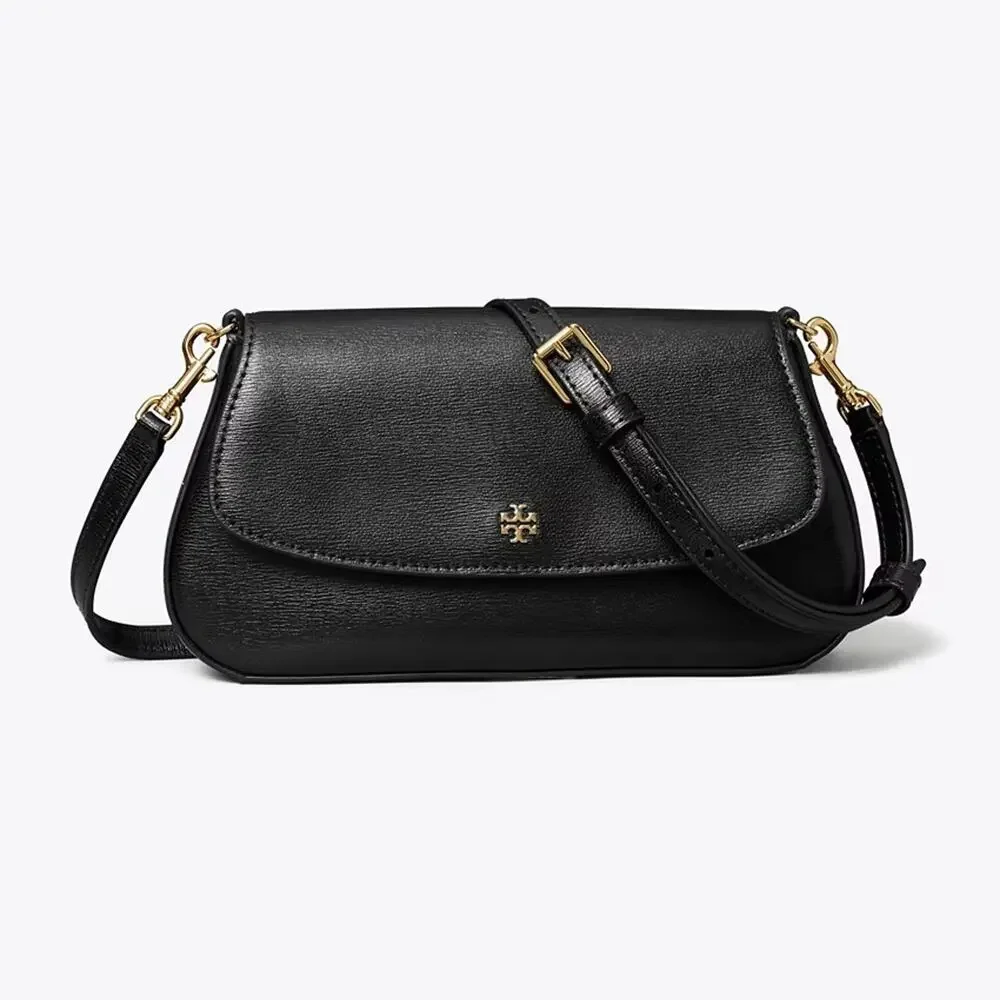 Tory Burch Rory Textured Mini Convertible Crossbody 183717 $295 BLACK